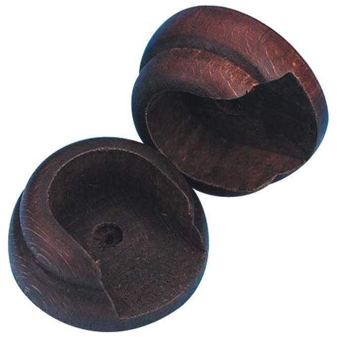 Naissance - noyer - lot de 2 - D: 35 mm