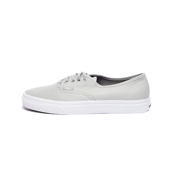 vans authentic cuir gris