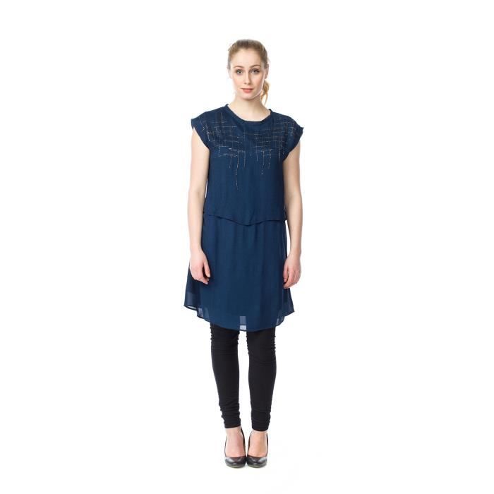 Revel Robe Femme Elegant Collection Navy - Cdiscount Prêt-à-Porter