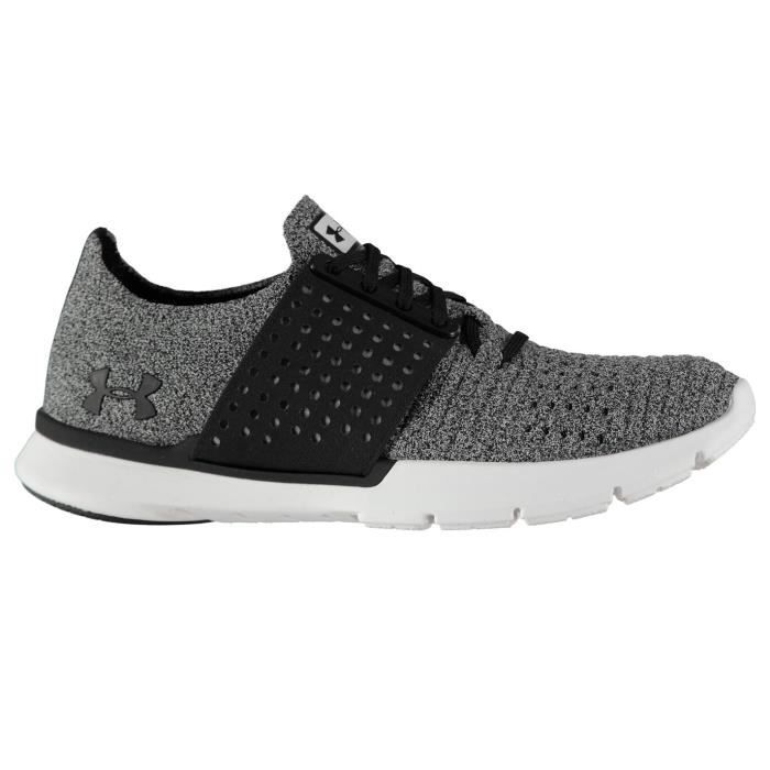 Under Armour Homme Baskets De Course A Pied Noir/blanc Cdiscount