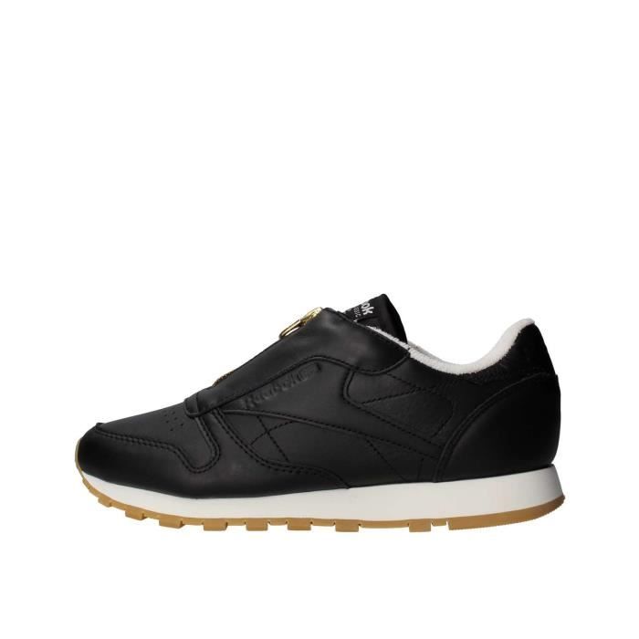 reebok club c femme noir