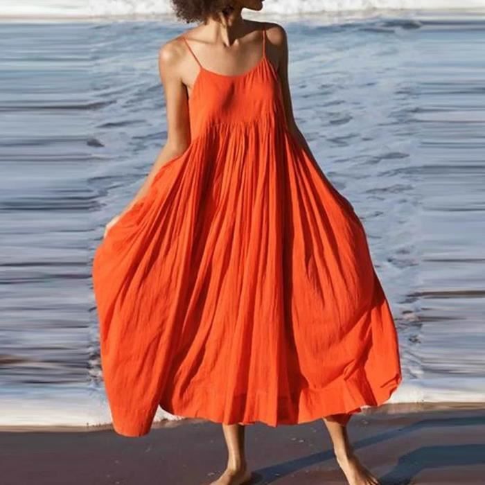 robe couleur orange