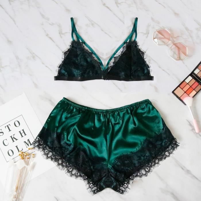 Sous vetement vert femme Clearance