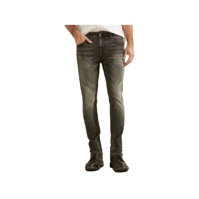 Jean Super Skinny Stretch Miami - Guess Jeans - Gri - Homme