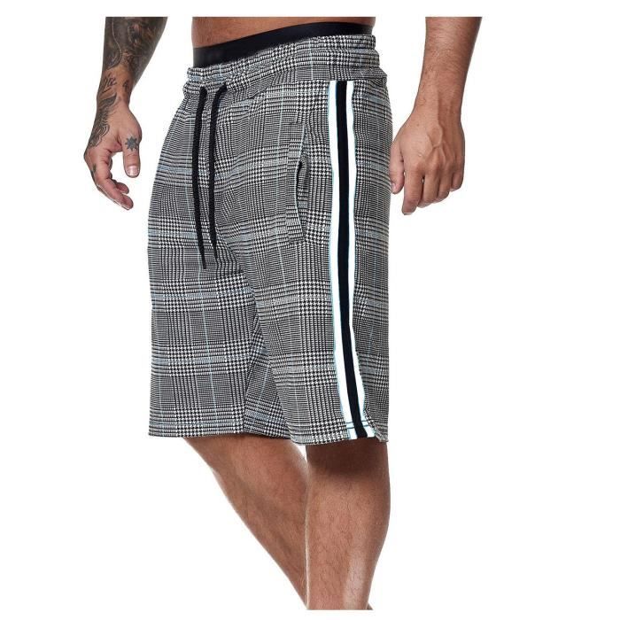 Ensemble Homme été 2 Pièces (chemise Short) - Coton élastique - Style Décontracté Sport - Taille M à Ensemble Homme été 2 Pièces (chemise Short) - Coton élastique - Style Décontracté Sport - Taille M à