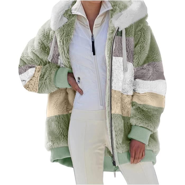 Veste Amazone Vetement Pour Femme Veste Polaire D'hiver Pour