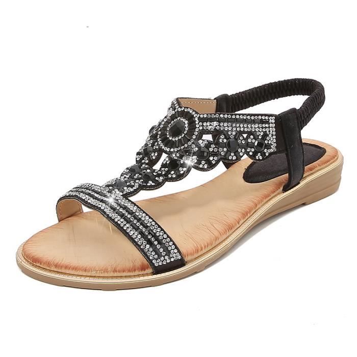 Chaussures Femme Avanda Rouge Toile Et Simili Cuir - Taille UK6 / EU39, Bout Ouvert, Neuf Avec Emballage
