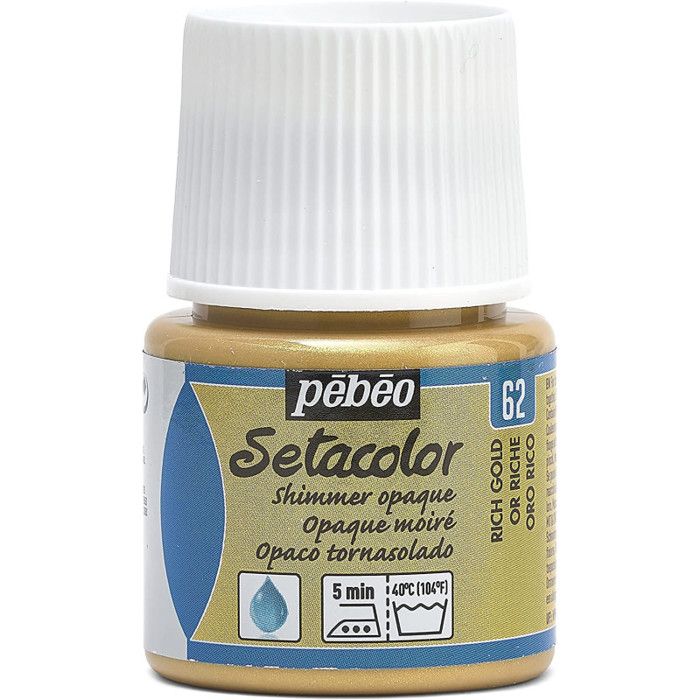 Peinture Tissu Setacolor Opaque Moire Or Riche Achat Vente Peinture Acrylique Peinture Tissu Setacolor Op Cdiscount
