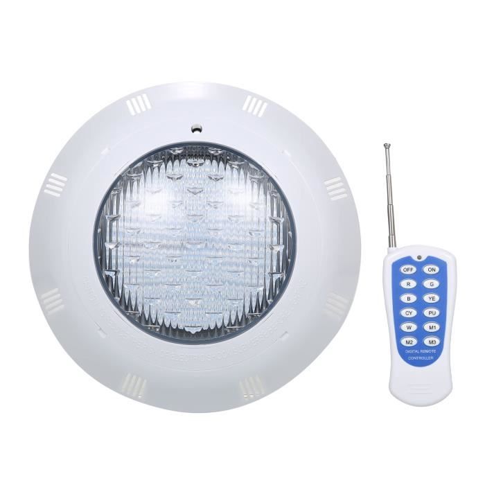 Comparer les prix de Lumières d'étang AC12V 45W LED RGB piscine lumières 7 couleur C lampe sous-marine IP68 étanche lumière de piscine + télécommande