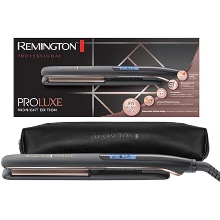 Remington Lisseur Cheveux [Plaques en céramique étroites 110 mm] PROluxe Technologie OPTIheat réglage Pro+ coiffage en - vue 3