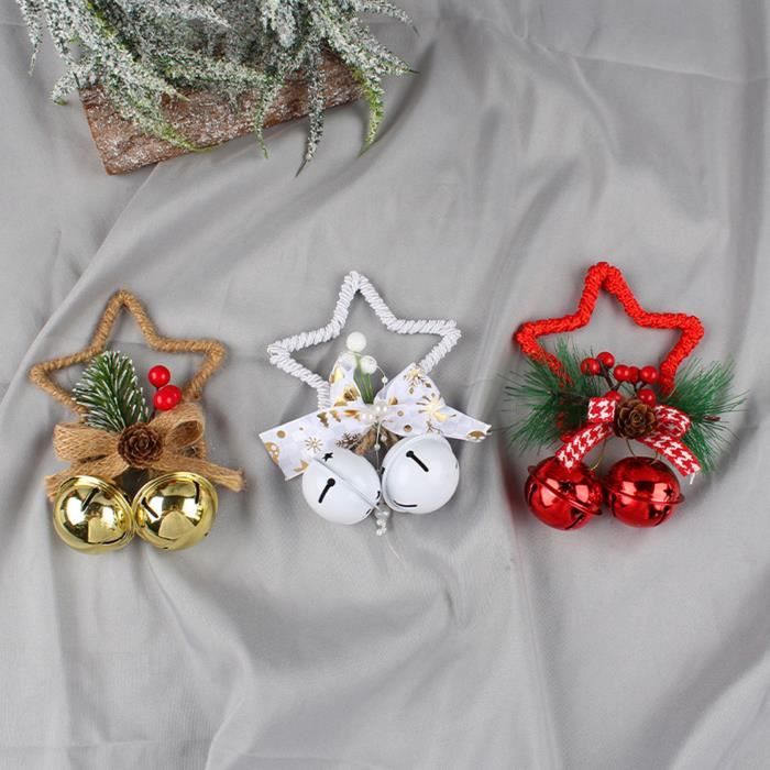 Décorations Noël Bonhomme De Neige En Bois - Lot De 3 Pendentifs Sapin Avec Corde - Ornements Festifs DIY