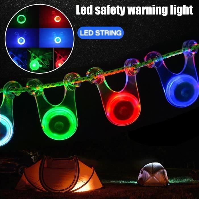 Lampe LED De Sécurité Everbeam E100 – 2 Lampes, 3 Modes, étanche – Vélo, Running, Chien, Kayak – Rouge/bleu/vert