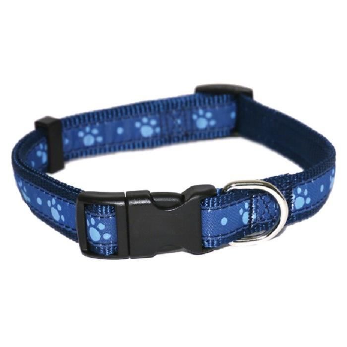 Rosewood Wag-n-Walk Halsband Verstellbar – Nylon, 18-28" Länge, 1" Breite, Mit Schnellverschluss, Rosa Herz-Design