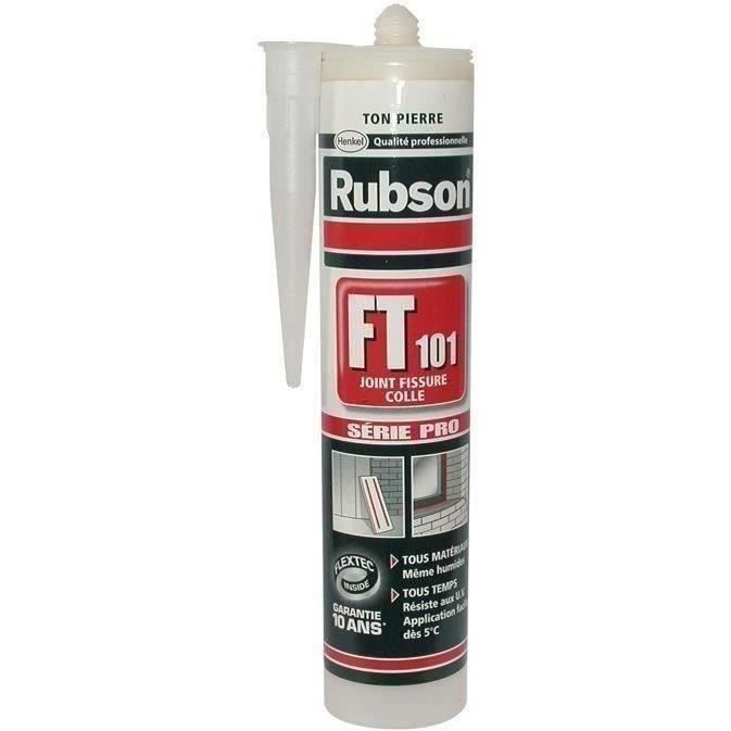 Mastic FT 101 joint fissure coloris tuile 280 ml - RUBSON - 1104399