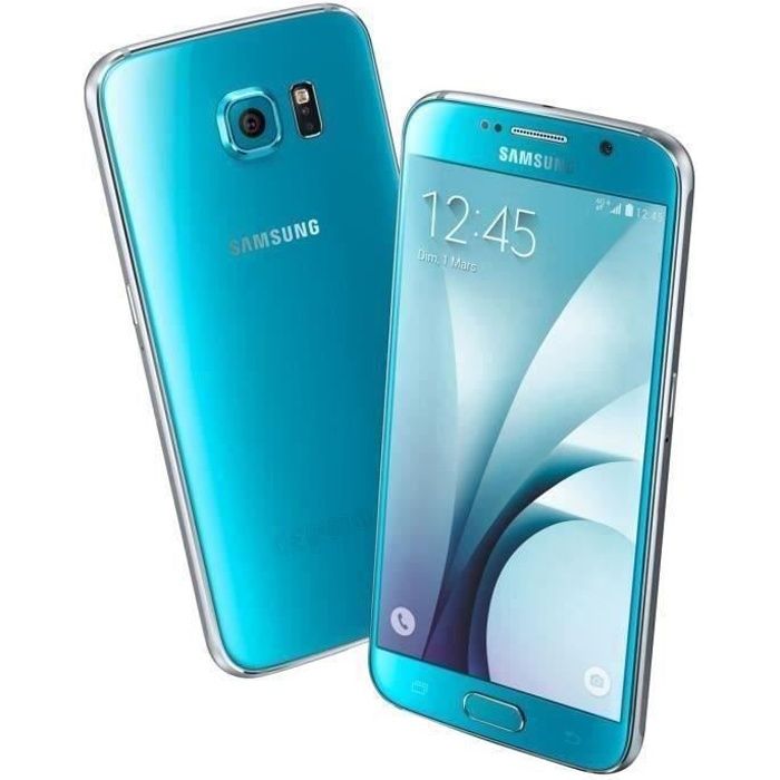 Téléphone portable Samsung Galaxy S6 bleu topaze reconditionné