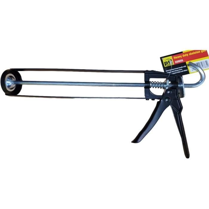 Pistolet Renforcé FERVI 0521 – Pour Cartouche De Mastic Silicone Et Colle, Facile à Utiliser !