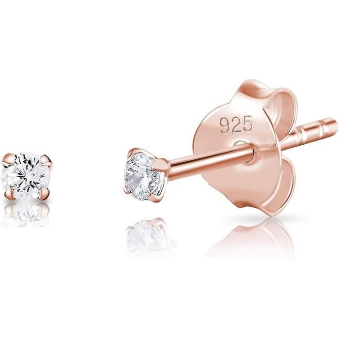 Boucles D'oreilles Pendantes Femme – Argent Et Strass Boréal – Longues Ovales – UF35
