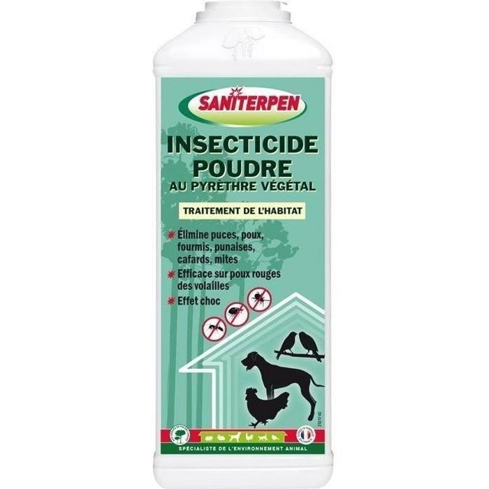 SANITERPEN - Insecticide Poudre au Pyrèthre Végétal - 500GR