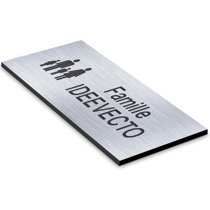 Plaque de couverture du porte-nom de la boîte aux lettres 89x25 mm Plaque  de rechange 82,5x21,5 mm