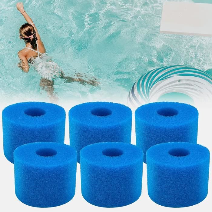 JEFFEL Éponge Filtrante Type S1, Cartouche Filtrante RéUtilisable