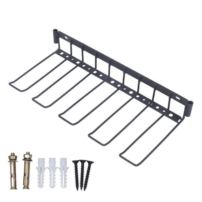 Panneau porte-outils Panneau à outils mural noir/rouge rangement boîte