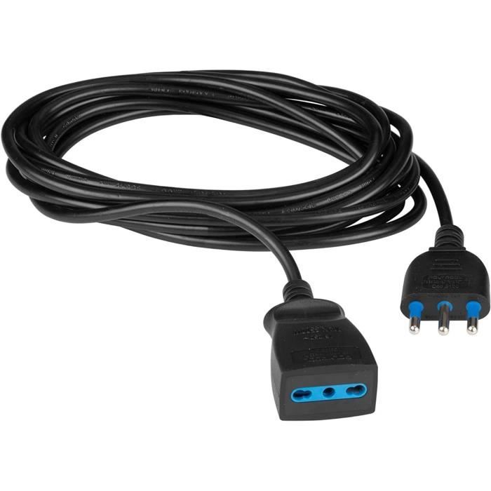 Polypool - Pp0385.1Xam Rallonge Électrique De 5 Mètres, Câble H05Vv-F ...
