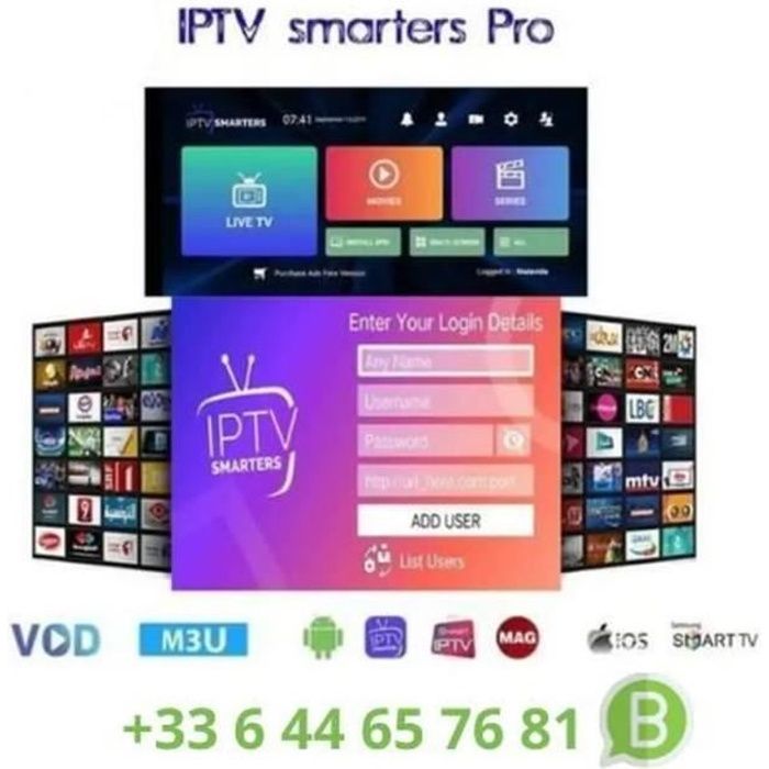 ABONNEMENT IPTV PREMIUM 4K/UHD 12 MOIS