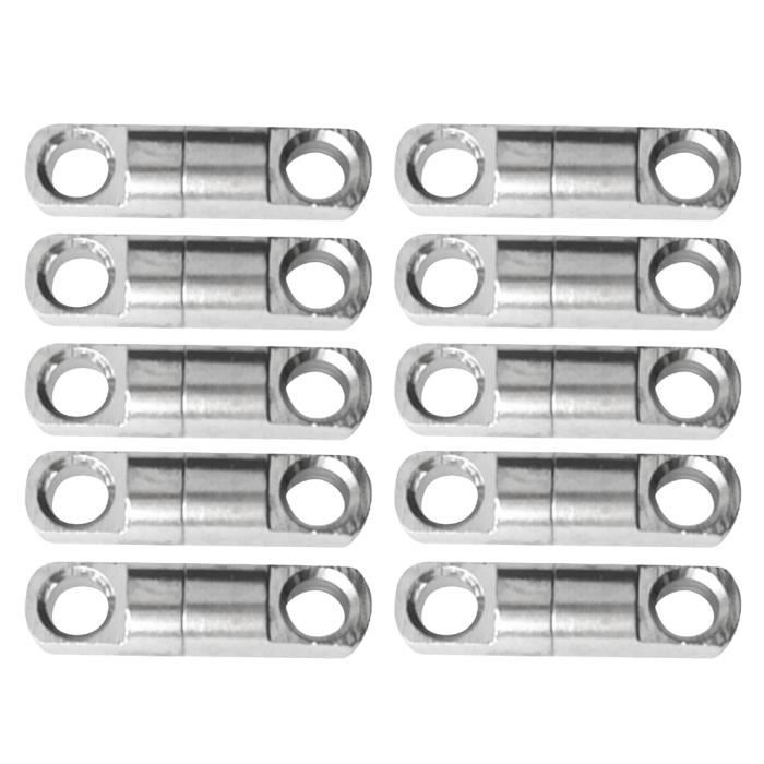 50 émerillons à Roulement à Billes Robustes - Pour Pêche, En Cuivre Et Acier Inox, Type Baril