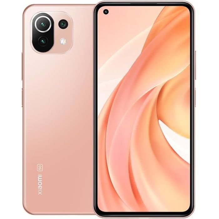 Xiaomi 11 Lite 6go 128go Rose pêche Smartphone 5G NE Version