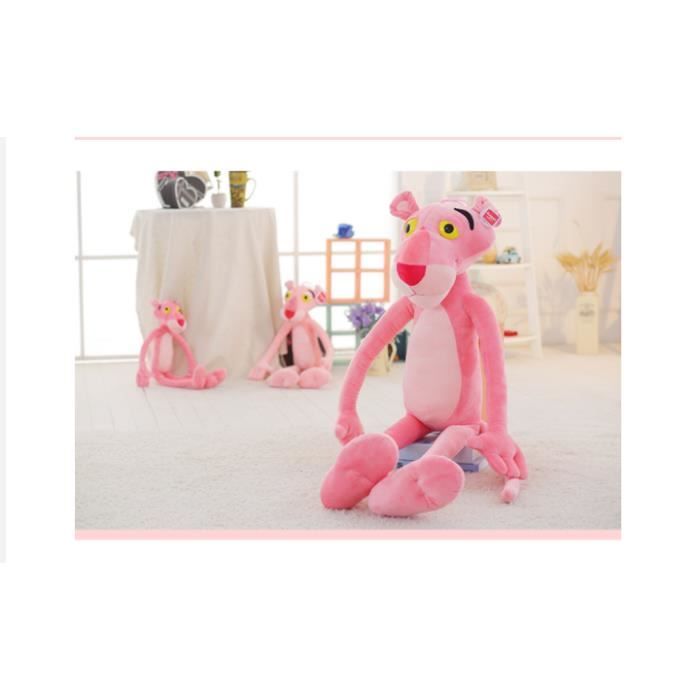 Peluche Peluche Panthere Rose Geante Tres Realiste Jouets de poupee Kawaii en Peluche 80cm Cdiscount Jeux Jouets