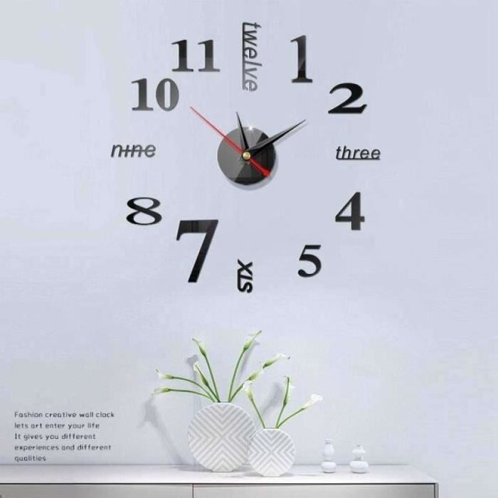 Horloge murale Bar Restaurant D‚coration  Art Nouveau Acrylglas