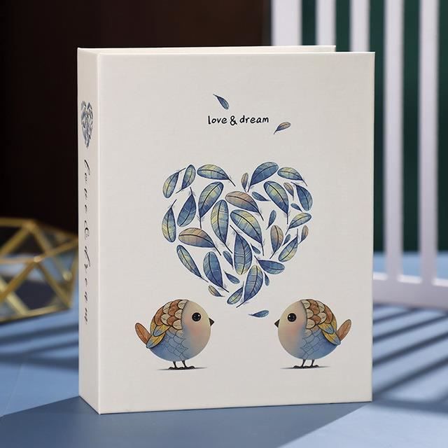 2 Albums Photo 10x15 Cm - Couverture En Lin, 100 Photos Par Album - Petit Format Pour Voyage, Famille, Mariage - Cadeau Personnalisé