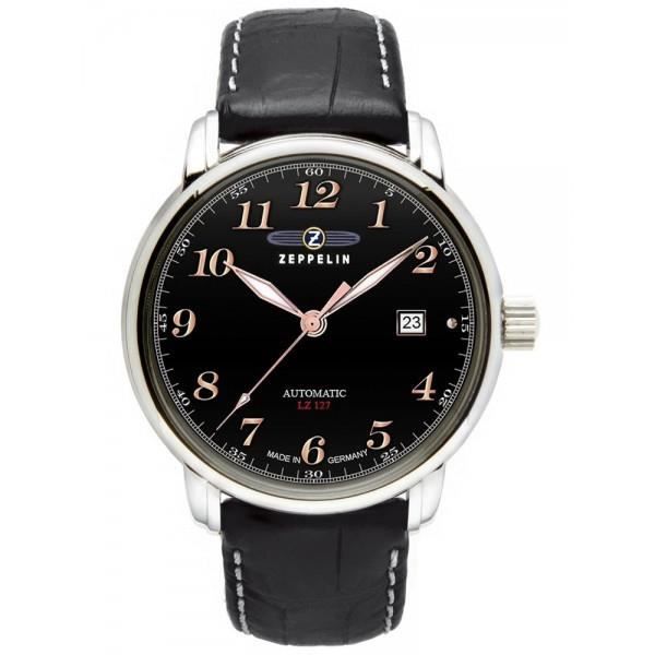 Montre Zeppelin LZ127 7656-2 Cuir Noir Automatique Atm