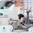 Skandika Hjemme - Vélo elliptique crosstrainer - Inertie18 kg- 20 Prog - Max 120 kg - Bluetooth - Compatible App-1
