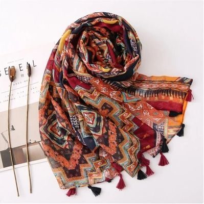 Tour De Cou (foulard) Femme En Coton écru - Sans Marque, Occasion, Bon état