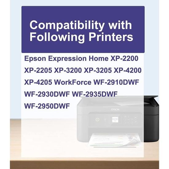 OK-INK 604XL Pack de 5 Cartouche d'encre compatible avec EPSON 604XL EPSON  604 XL pour Cartouche Epson 604 XP2200 XP3205 - Cdiscount Informatique