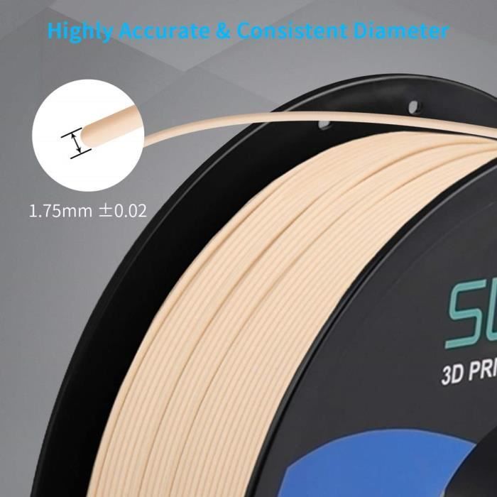Filament PLA Premium Wanhao Bois 1kg 1.75mm - Marron - FDM - Cdiscount  Informatique