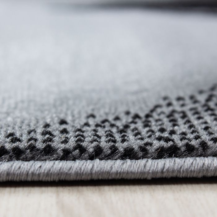 Carpetsale24 tapis Salon Moderne et Cuisine Moquette Brun-1 80 x 300 cm - Tapis à Poils Courts, Conception de Vagues Abstraites Doux et Moelleux