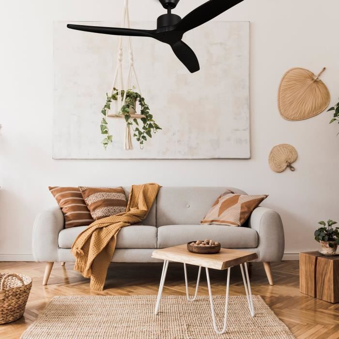 Ventilateur Plafond LED BEL AIR HOME KAIROS | Lumière Réglable 3000K-6500K | 4 Vitesses | Télécommande - 7
