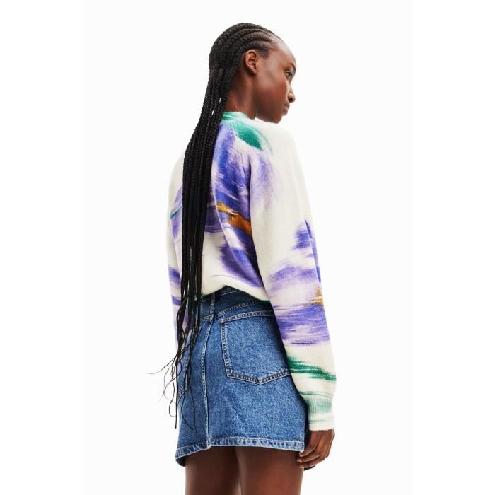 Pull Ou Sous-pull Desigual Femme - Taille L/40 - Multicolore - Occasion Très Bon état