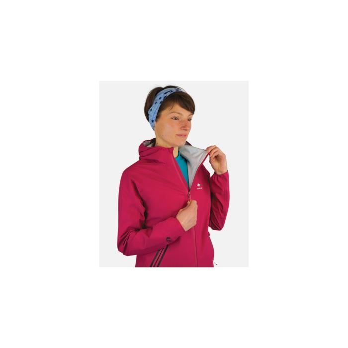 Veste Running Femme RAIDLIGHT EXPLORE MP Fushia Manches longues Bandes reflechissantes Cdiscount Sport