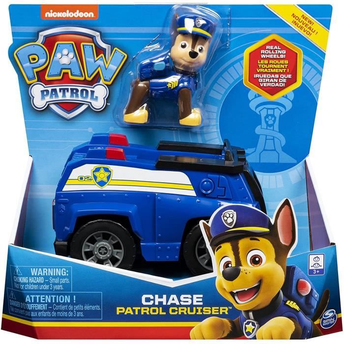Paw Patrol – Véhicule 15 Cm + Figurine Chiot – Jouet Sauvetage – Modèle Aléatoire – Dès 3 Ans – Sans Pile
