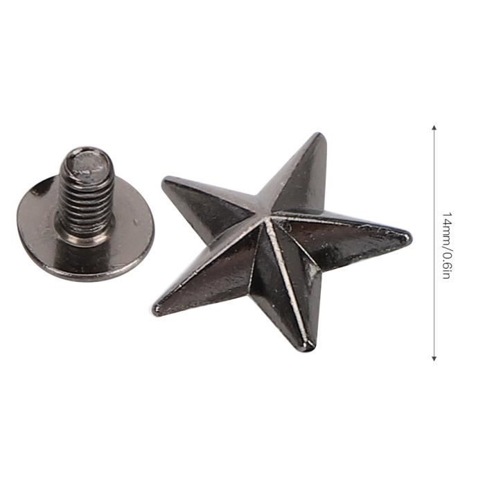 Or/Rose or rivet métal Goujons ronds 7mm8mm Double Cap rivets pour cuir,  fournitures matérielles en cuir Craft -  France
