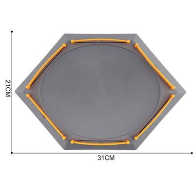 Arena De Combat Pour Toupies Adium – Hexagone 42 Cm – Matériau PVC – Duel Entre Amis – Cadeau Anniversaire
