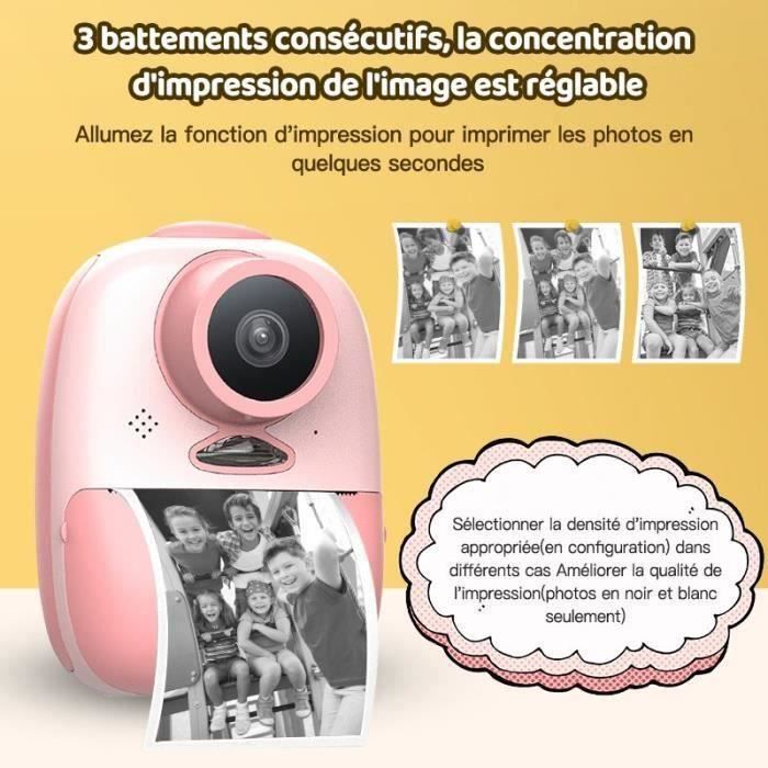 Appareil Photo Instantané Pour Enfants – Impression Sans Encre, 2.4″ écran, 32 Go, Cadeau Créatif 3-14 Ans Appareil Photo Instantané Pour Enfants – Impression Sans Encre, 2.4″ écran, 32 Go, Cadeau Créatif 3-14 Ans