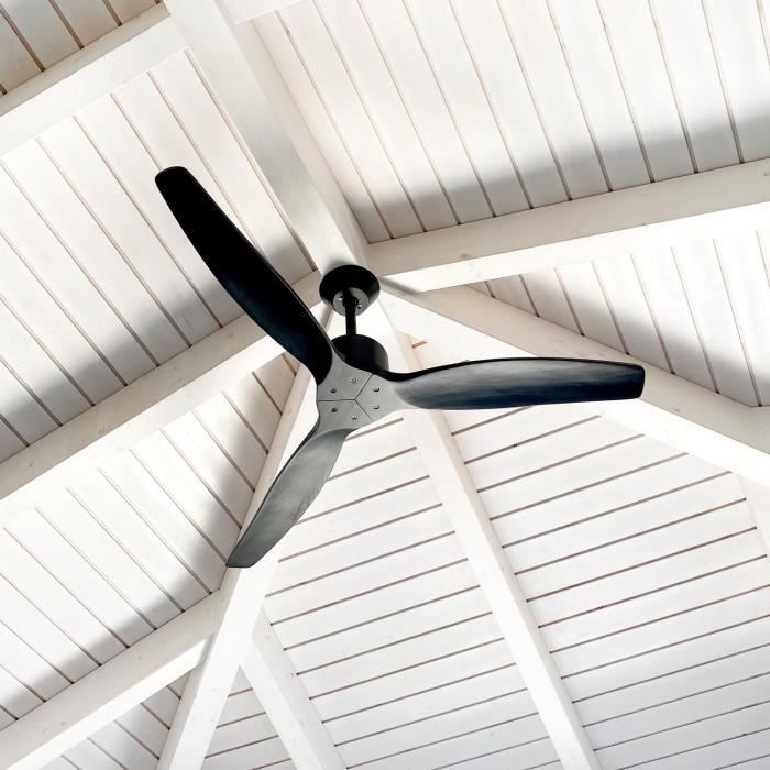 Ventilateur De Plafond LED BEL AIR HOME KAIROS - Lumière Réglable 3 Températures (3000K-6500K) - Télécommande - Silencieux - Parfait Pour Salon Et Chambre