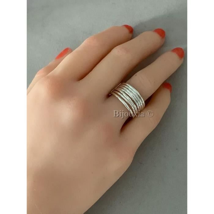 Bague Ancienne En Argent Massif 925 - Taille 59, Poids 4.5g, Occasion, Origine France