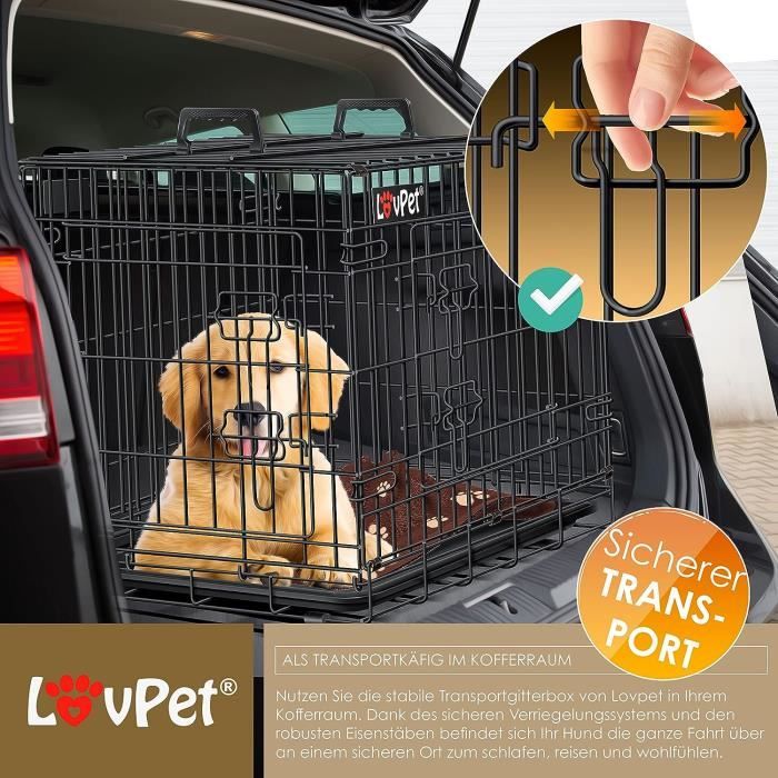 Cage transport chien voiture - Cdiscount
