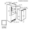 Faure Réfrigérateur 1 porte intégrable à glissière 142l - FRAN88ES-3