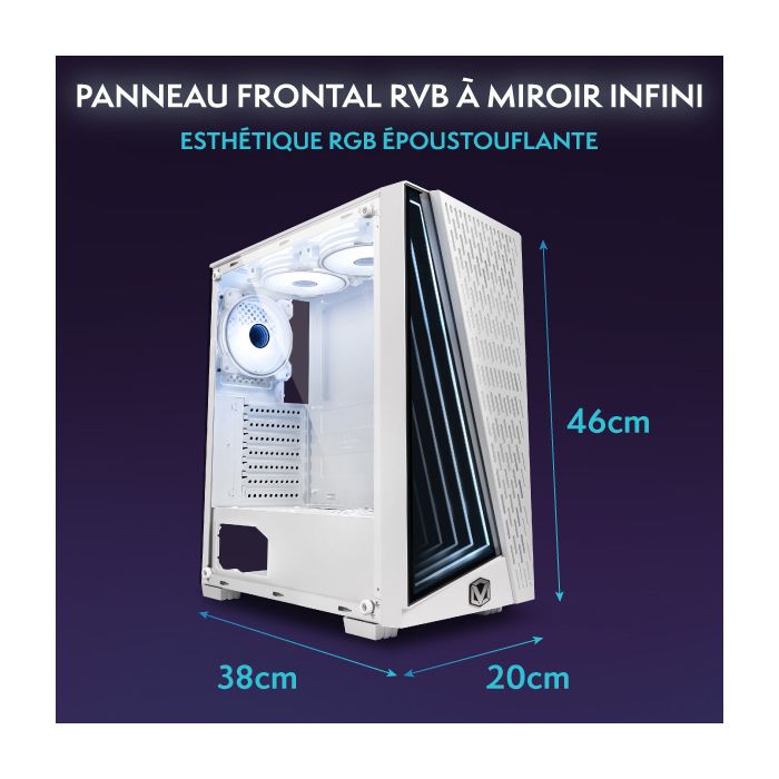 PC Gamer OCHW Storm – AMD Quad Core 3,8 GHz, 8 Go RAM, 1 To, Windows 10